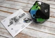 Объемный 3D Глобус My Pin Map Black Globe, черный цвет, 23 см - изображение 1