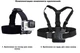 Комплект креплений GoProff Accss для GoPro Xiaomi и других экшн камер (крепление на голову+крепление на грудь) (К01) - изображение 2