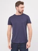 Футболка длинная мужская Tommy Hilfiger 10209.1 S Синяя - изображение 1