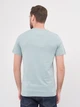 Футболка хлопковая длинная мужская Tommy Hilfiger 10274.10 S Бирюзово-синяя - изображение 2