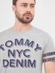 Футболка хлопковая длинная мужская Tommy Hilfiger 10310 S (44) Серая - изображение 4