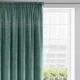 Дизайнерская портьера EuroFirany AURORA Velvet с цирконами 140 х 270 см (EU-367704) тёмно-бирюзовая - изображение 3