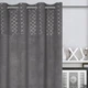 Дизайнерская штора EuroFirany HAZEL 140 х 250 см (EU-372891) темно-серая - изображение 3
