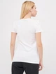 Футболка хлопковая женская Tommy Hilfiger 10199.2 XS Белая - изображение 2