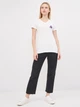 Футболка хлопковая женская Tommy Hilfiger 10199.2 XS Белая - изображение 3