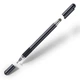 Стилус универсальный Goojodoq 2 в 1 Capacitive Metal Ball Black - изображение 1