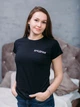 Футболка черная женская JHK T-Shirt с принтом "Вредная" L 9000 (2355) - изображение 1