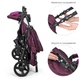 Коляска для прогулянок El Camino my way (me 1012l) з чохлом marsala ch2300 - изображение 4