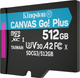 Карта памяти Kingston MicroSDXC 512GB Canvas Go! Plus Class 10 UHS-I U3 V30 A2 (SDCG3/512GBSP) - изображение 3
