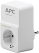 Сетевой фильтр APC Essential SurgeArrest 1 розетка White (PM1W-RS) - изображение 1