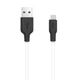 Дата кабель Hoco X21 Silicone MicroUSB Cable (1m) Чорний / Білий - зображення 2