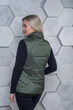 Женский теплый жилет MODA 00121/2 &nbsp;XS (42) Хаки ( 00121/2 A ) - изображение 3