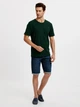 Мужская футболка LC Waikiki с карманом на груди M Зеленая (LCW T-shirt -2754-1) - изображение 4