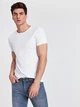 Мужская футболка LC Waikiki с круглым вырезом XXL Белая (LCW T-shirt -2751-4) - изображение 3