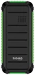 Мобильный телефон Sigma mobile X-style 18 Track Dual Sim Black/Green (425077) - изображение 4