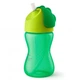 Поильник-непроливайка Philips AVENT с трубочкой 300 мл, 12 мес+ зеленый (SCF798/01) - изображение 1