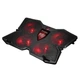 Охлаждающая подставка для ноутбука Marvo FN-38 Red-LED Black FN-38RD - изображение 1
