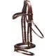Уздечка для верховой езды Fouganza 580 Glossy размер лошади CS Коричневая (2393556) - зображення 1