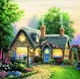 Алмазна Мозаїка Emerald Craft Будиночок у Сутінках Ліси Набір Вишивки Камінням DIY-6003 30x30 см (Повна Викладка) (17748) - зображення 1