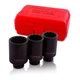 Комплект ударных головок длинных для ступичных гаек 1/2" Toptul 000257375 - изображение 3