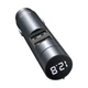 FM-трансмиттер Baseus Energy Column 2в1 MP3 Car QC3.0 18W Charger Bluetooth 5.0 2USB 3A Черно-Серый - изображение 4