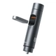 FM-трансмиттер Baseus Energy Column 2в1 MP3 Car QC3.0 18W Charger Bluetooth 5.0 2USB 3A Черно-Серый - изображение 5
