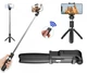 Селфи палка Selfie L01s штатив с Bluetooth-пультом 18,6 - 70 см трипод для смартфона тринога Черный (40012) - изображение 1
