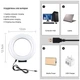 Кольцевой свет Puluz PU505B Ring Light 12см (5W) - изображение 4