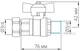 Кран BIANCHI прямой 3/4"х3/4" с накидной гайкой (528M05050F) - изображение 4