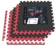 Мат-пазл Hop-Sport EVA 2см HS-A020PM 4 части 60x60 см красно-черный толстые маты для фитнеса - изображение 14