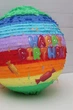 Піньята Happy Birthday кругла 45 см різнокольорова - изображение 2