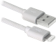 Кабель Defender ACH01-03BH USB (AM) - Lightning 1 м Белый (87479) - изображение 2