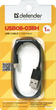 Кабель Defender USB08-03BH USB2.0 AM-MicroBM 1 м Черный (87476) - изображение 3