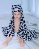 Детское полотенце с капюшоном DREAM TOWELS КОРОВКА 76Х92 ЧЕРНО-БЕЛЫЙ (DM-1018) - изображение 5