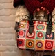 Сумка бочонок Barrel Разноцветная вязка 28x18x17 см - изображение 4