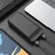 Повербанк Hoco J52А New Joy портативна батарея з LED індикатором (20000mAh, 2USB/micro-USB, 5V/2A) - Чорний - зображення 1