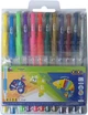 Набор гелевых ручек 12 шт ZiBi Neon-Metallic 12 цветов (ZB.2205-99) - изображение 1