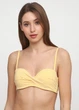 Верхняя часть купальника женская H&M 0589599 75B Желтая (9999965913444) + металлический замок - изображение 1