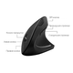 Вертикальна миша Meetion Wireless Black - зображення 3