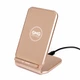 Бездротовий зарядний пристрій OMG Qi Fast Wireless Charging Stand Gold - зображення 1