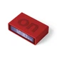 Будильник FLIP+ OFF/ON, резиновый/10,4*3*6,5 cm/красный - wos7934 LEXON 10,4 x 6,5 x 3 см Красный - изображение 3
