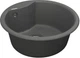 Кухонная мойка гранит VANKOR Vena VMR 01.48 Gray + сифон одинарный VANKOR Стандарт - изображение 3