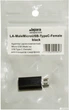 Адаптер Lapara LA-Male microUSB - Type-C Female Black (LA-MaleMicroUSB-TypeC-Female black) - изображение 3