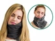 Подушка-шарф для подорожей Travel Pillow чорний - зображення 2