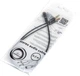 Stereofoniczny kabel audio Cablexpert CCA-418M 3,5 mm F - 2x3,5 mm M 0,2 m Czarny - obraz 2