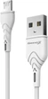 Кабель Grand-X USB-micro USB 3A 1 м White (PM-03W) - изображение 1