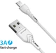 Кабель Grand-X USB-micro USB 3A 1 м White (PM-03W) - изображение 2