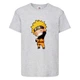 Футболка детская Наруто 030 (Naruto) серая (NAR gry 030) 116 см - изображение 1