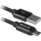 Дата кабель USB 2.0 AM to Micro 5P 1.0m USB08-03T PRO black Defender (87802) - изображение 1