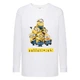 Лонгслив реглан Міньйони 02 (Minions) білий (MS wh 02) 140 см - зображення 1